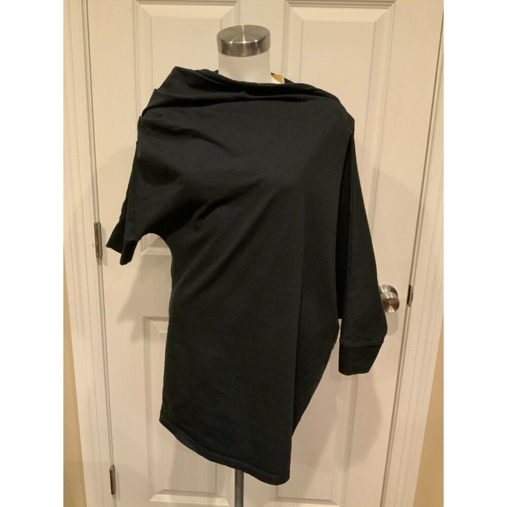 Free People FP Beach Navy Blue Asymmetrical Dress W/ Dolman Sleeves, Size XS